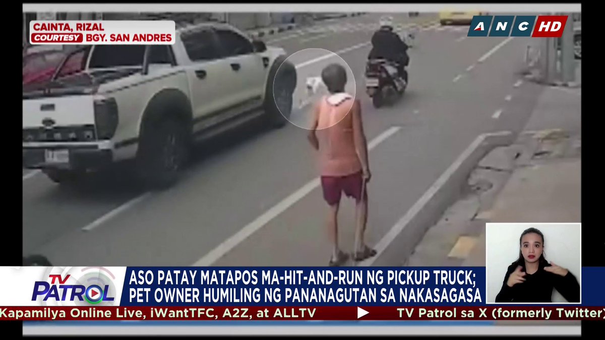 EXCLUSIVE: Pananagutan ang panawagan ng isang pet owner matapos ma-hit-and-run ng pickup truck ang alagang aso sa Cainta, Rizal.
