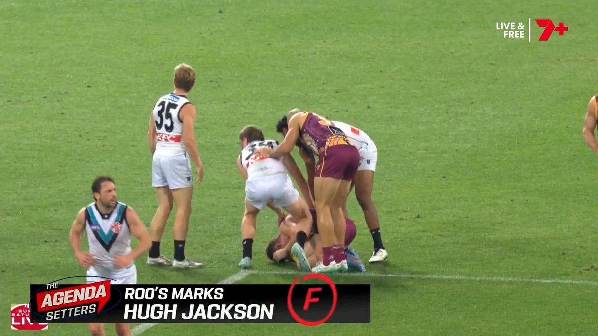 "Get this players - you can drop the knee into a player when they're on the ground. Go your hardest because you won't get suspended, you'll only cop a fine. Ridiculous." 🗣️ Nick Riewoldt on Hugh Jackson