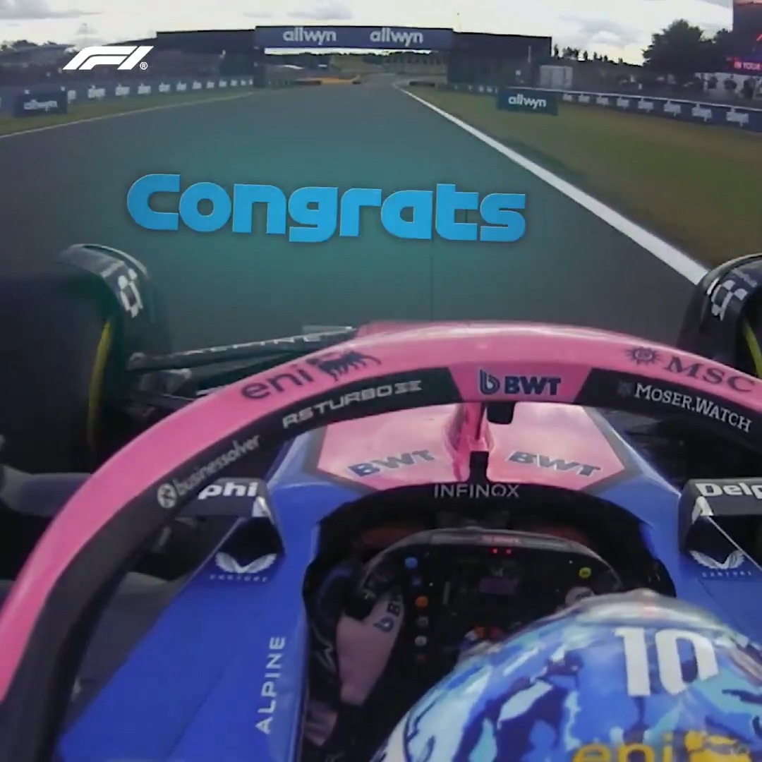 📻 "What a legend!" Pierre and Alex sent their congrats to Nico Hulkenberg on the cooldown lap 🤗 #F1 #BritishGP