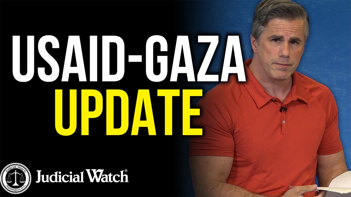 .Tom Fitton: Pam Bondi DOJ Covering Up USAID-Gaza Records! | Read more: