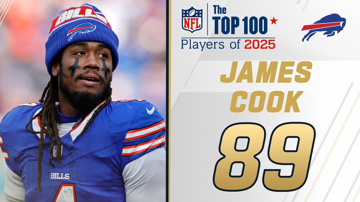 NFL Top 100 Players of 2025: Buffalo Bills RB James Cook lands at No. 89! NFL Films