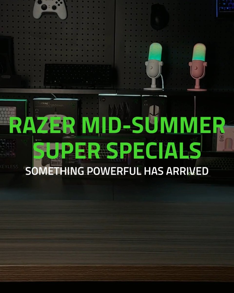 Amazon プライムデーが開幕! 本日からの年に一度の特別価格を見逃すな。「Razer Mid-Summer Super Specials '25」として開催中。🌞💥 🛒セール詳細 ⇒ #Razer #Amazonプライムデー #プライムデー #RazerJapan #ゲーミングデバイス