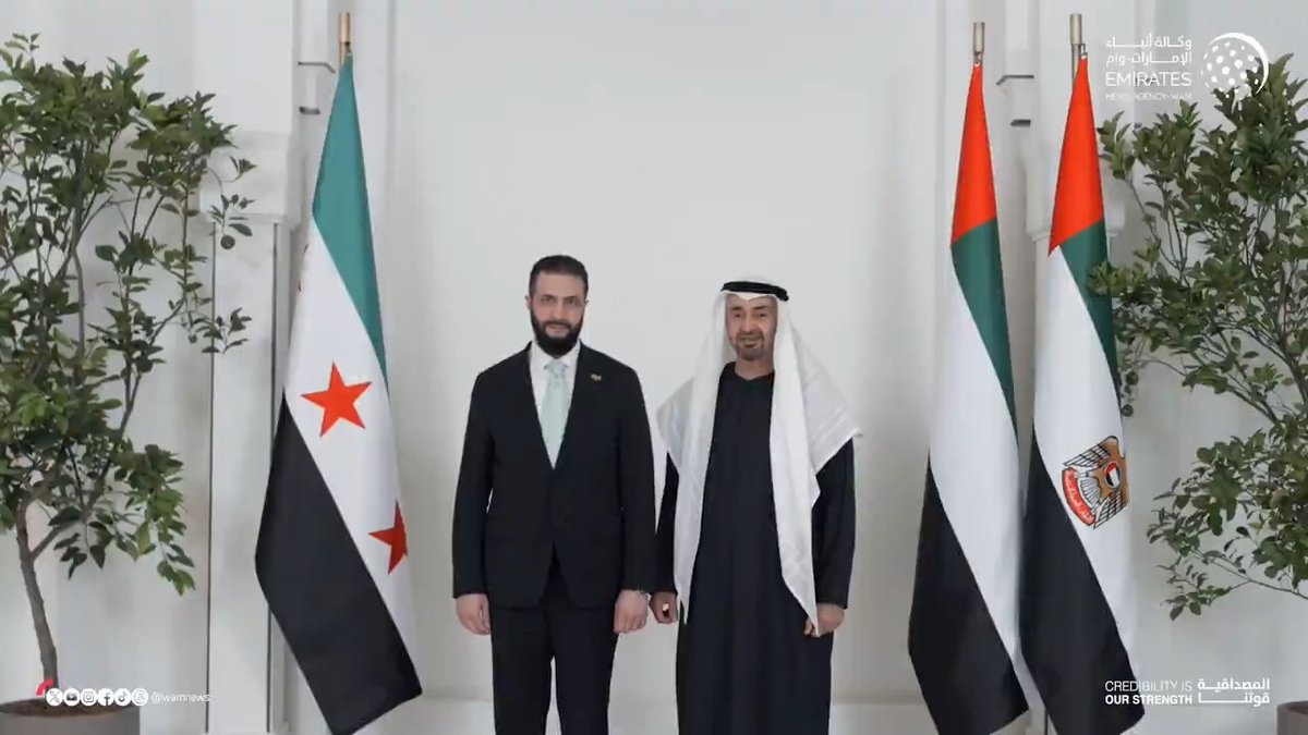 فيديو.. رئيس الدولة يستقبل الرئيس السوري ويبحثان العلاقات الأخوية والقضايا الإقليمية محل الاهتمام المشترك #وام