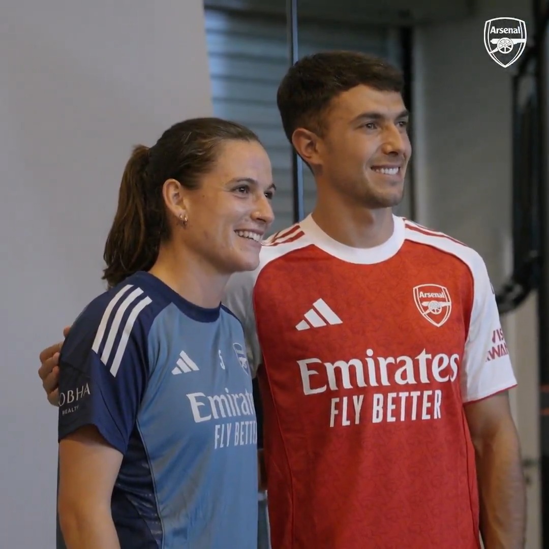 One Arsenal ❤️ When Martin met Laia 🤝