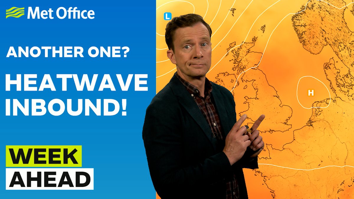 Our third heatwave of the summer is coming this week. But which areas will it affect, and how long will it last? 🌡️ Watch our Week Ahead forecast for the details ⤵️