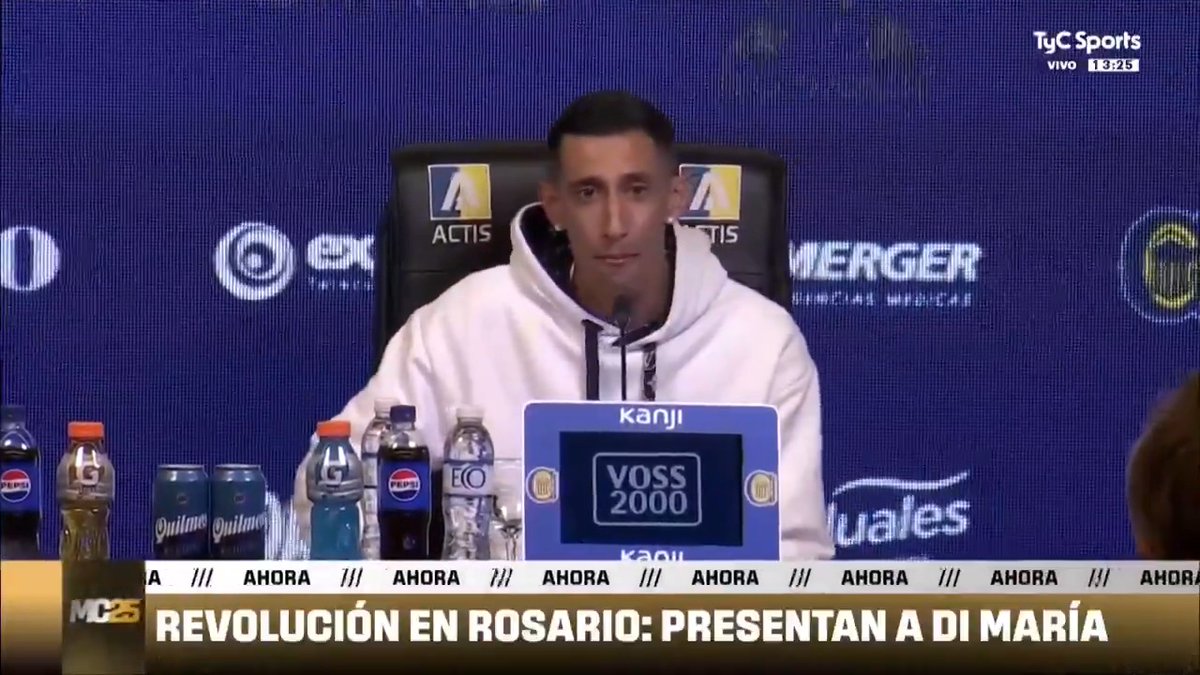 LA EMOCIÓN DE DI MARÍA EN SU VUELTA A ROSARIO CENTRAL 🥹 El Fideo no ocultó su emoción al regresar al club que lo vio nacer.