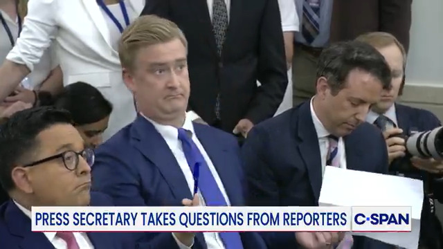 .Peter Doocy: What happened to the Epstein client list that the Attorney General said she had on her desk? .Karoline Leavitt: She was saying the entirety of all of the paper work all of the paper in relation to Jeffrey Epstein's crimes, that's what the Attorney General was referring to.