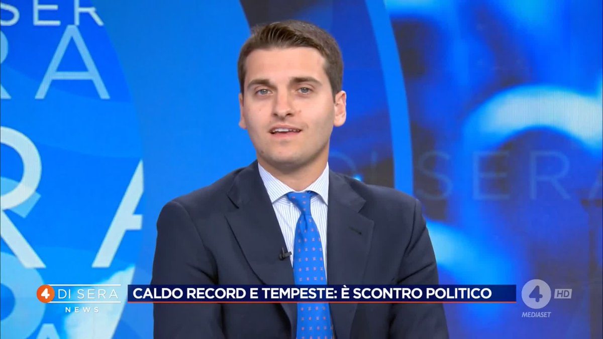 Francesco Giubilei: "Usano il clima e il caldo per mettere le mani delle nostre tasche" Cosa ne pensate? #4disera news in diretta su #Rete4