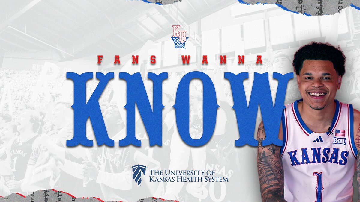 Jayden is here to answer 🔥 Fans Wanna Know with Jayden Dawson presented by The University of Kansas Health System 🗣️