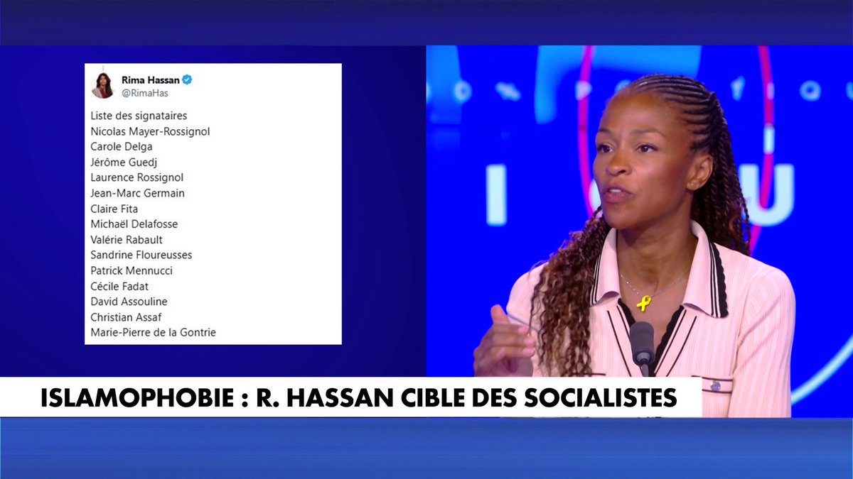 «Rima Hassan est la reine de la confusion», analyse Rachel Khan, dans 100% Politique