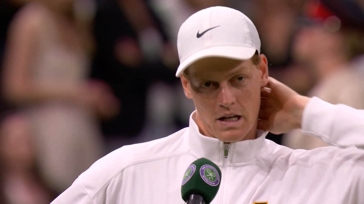 "I don't take this as a win at all." Jannik Sinner was full of respect for his friend Grigor Dimitrov after he was forced to retire. #Wimbledon
