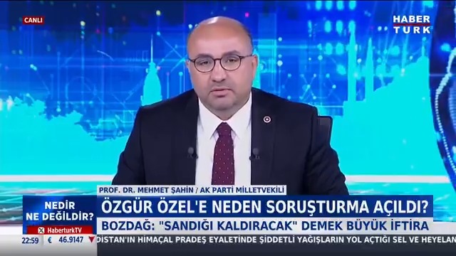 Özgür Özel'e neden soruşturma açıldı? AK Parti Milletvekili Prof. Dr. Mehmet Şahin (Prof. Dr. Mehmet Şahin) #NedirNeDeğildir'de anlattı.