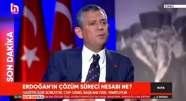 #SONDAKİKA | Özgür Özel: (ihanet süreci hakkında) “Süreci baltalamayacağız, silah bırakılmasını destekliyoruz.”