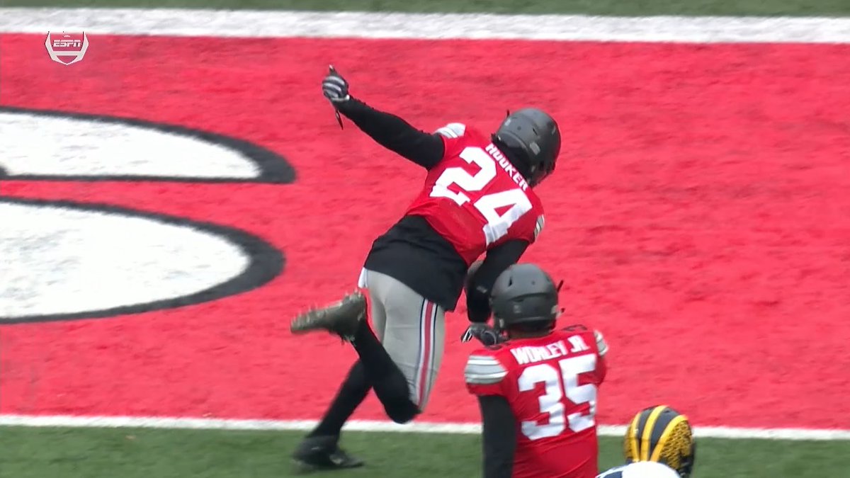 Malik Hooker Ball skills was insane