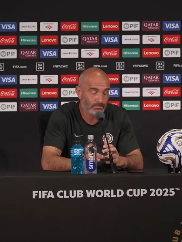 "Enzo Maresca": Por este momento durante la conferencia de prensa del director técnico de Chelsea ante de su partido contra Fluminense
