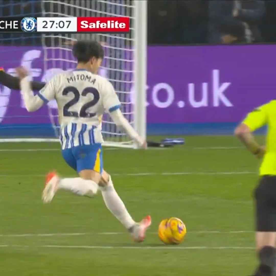The touch. 👀 The finish. 🔥 Kaoru Mitoma's stunner against Chelsea is our choice for Brighton's goal of the season.