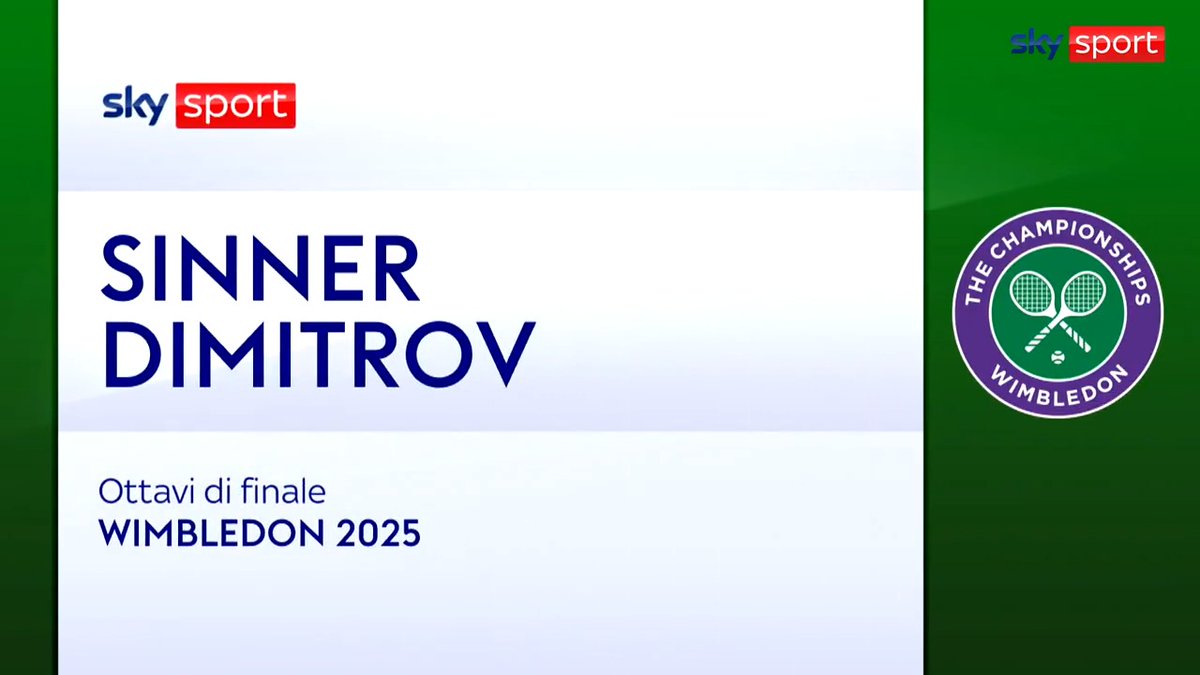 Sinner-Dimitrov: gli highlights degli ottavi di finale di Wimbledon