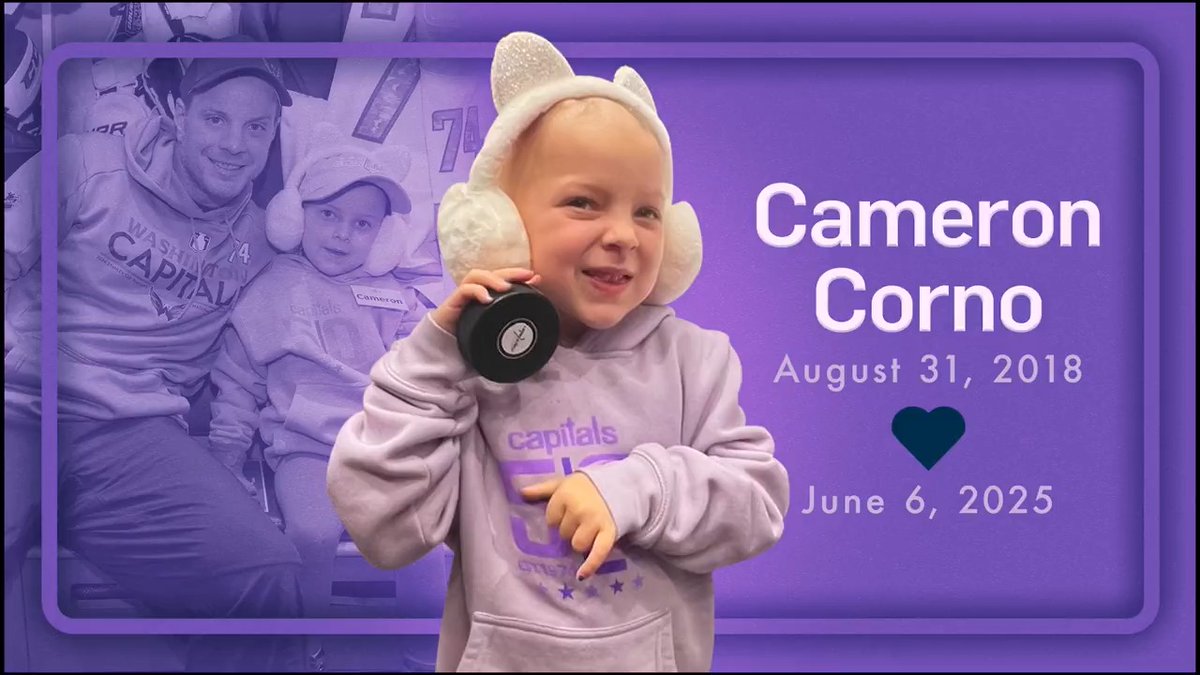 Our condolences go out to the Corno family on the passing of Cameron in her battle with cancer. Being gifted the joy of meeting Cameron last season was a highlight we will all never forget. You will always have a special place in our Caps family. #CamStrong Forever 💜