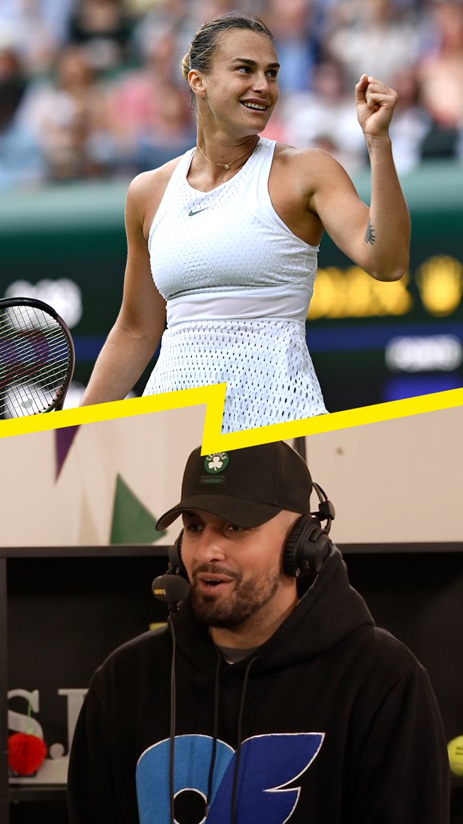 Kyrgios revela que él y Sabalenka planean disputar una nueva ‘Batalla de los sexos’, jugando un partido contra ella. 📆 Sería a final de año 🇭🇰 En Hong Kong 🔎 Su pista sería un poco más pequeña 🥇 Él solo tendría un 1er saque ¿Qué os parece?