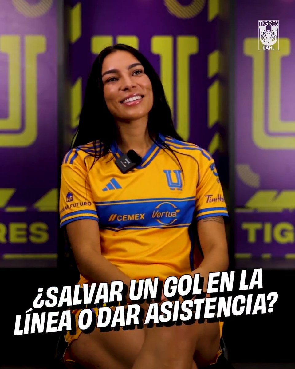 👟💥⚽️ De primera intención con... Sabrina Enciso. 🤔💭 En un día de partido, ¿prefiere música alta o silencio absoluto para concentrarse? Conoce más a nuestra nueva Amazona. 🐯
