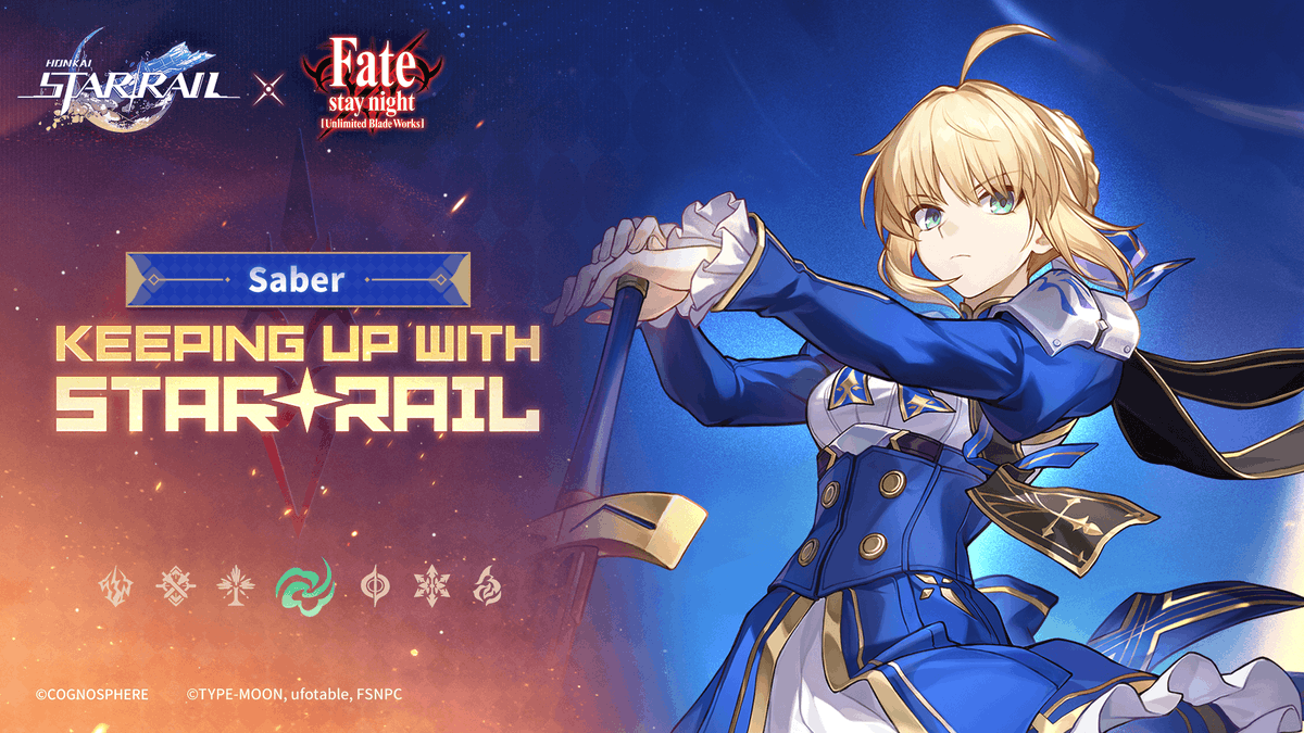 Keeping Up With Star Rail — Saber "This is a Sword Only the Wise Can See" | Honkai: Star Rail Watch Now: "...These are what I consider to be the fundamental qualities of becoming a 'king,'" the young girl explained eloquently. "Everything you said is way too hard!" her Master grumbled, "Isn't there something easier, some 'kingly quality' that even I could achieve without breaking a sweat?" The girl pondered for a moment, touching her chin, and replied: "I remember one ruler who spent their life expanding territories, establishing laws, and reforming the church, but later died from eating too much eel. Then there was another ruler, skilled at both fighting and lying low, who eventually unified the whole country, but later died from eating too much tempura." Her Master gave a puzzled look: "I don't quite get it. What 'qualities of a ruler' do these two stories demonstrate?" "It includes a pretty important quality." The girl patted her Master's shoulder and answered with a smile, "Having a good appetite." Stay tuned for Interastral Peace Entertainment's special program, Keeping Up With Star Rail — Saber: This is a Sword Only the Wise Can See English Voice: Carmella — Ryan Bartley Mr. Reca — Todd Haberkorn Skott — Kyle Hebert #HonkaiStarRail #StarRail #Saber #HSRxFate_UBW