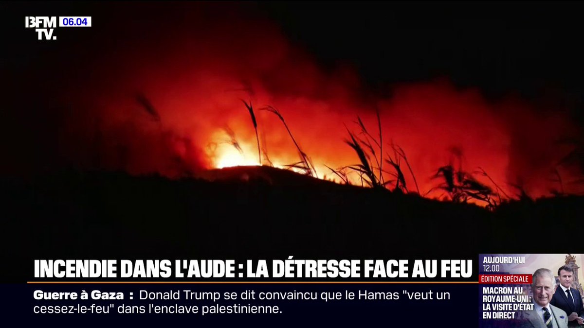 💬 "On n'a pas un centime devant nous, on n'a plus rien" La détresse des habitants face au feu qui touche la région de Narbonne