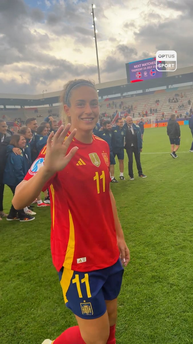 It's Alexia Putellas' world and we're all just living in it 🌍 #WEURO2025