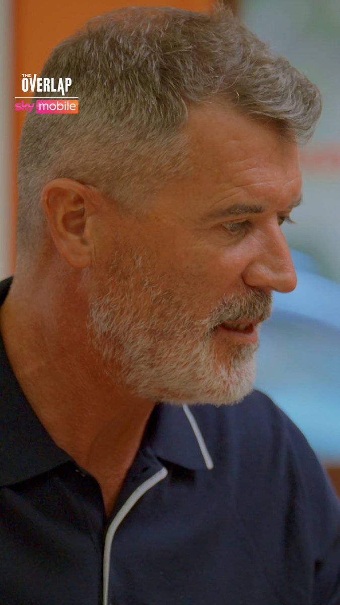 Roy Keane… cutting up his pasta? 🍴 Didn’t have that one on our bingo card! 😅