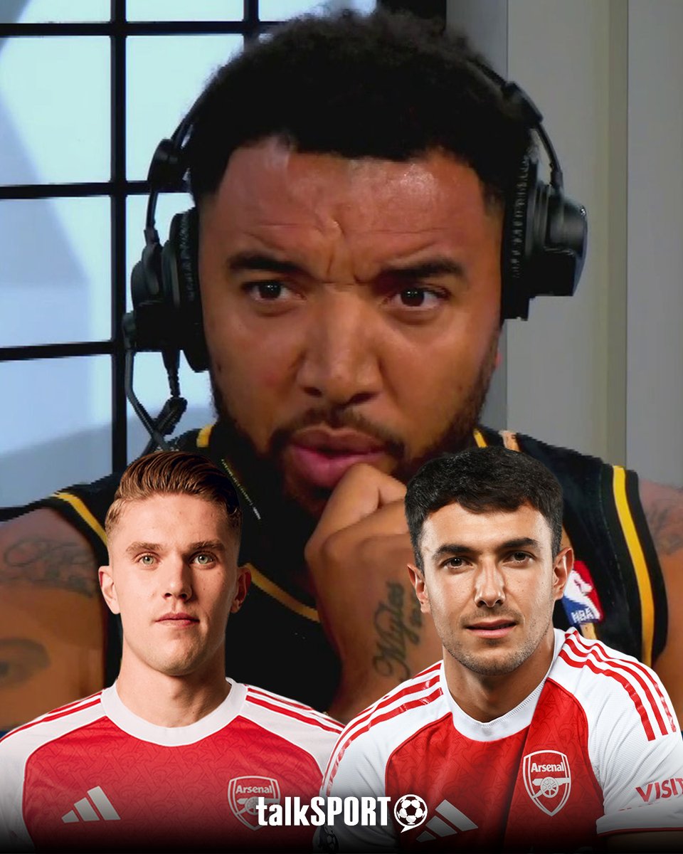 ❌ "I don't think Zubimendi has the energy plus defensive awareness." 😬 "I don't think Arsenal are sold on Gyokeres, they're worried!" 🤷♂️ "They'll be better but I'm not sure they can get over the line!" Troy Deeney isn't convinced #AFC's signings will win them the title! 👀
