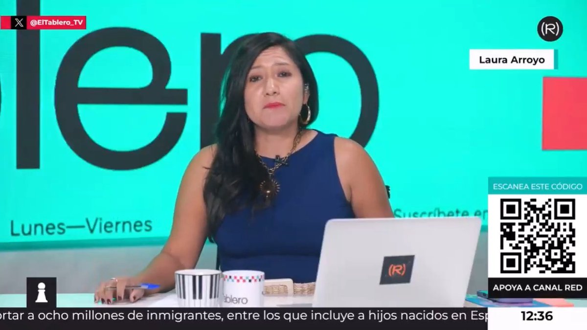 "A la maquinaria del odio se le vence con otra maquinaria: con resistencia popular internacional, con una resistencia decolonial, pacifista y poderosa y contundente y plebeya" El cierre de Laura Arroyo en El Tablero 👇🏽 📺