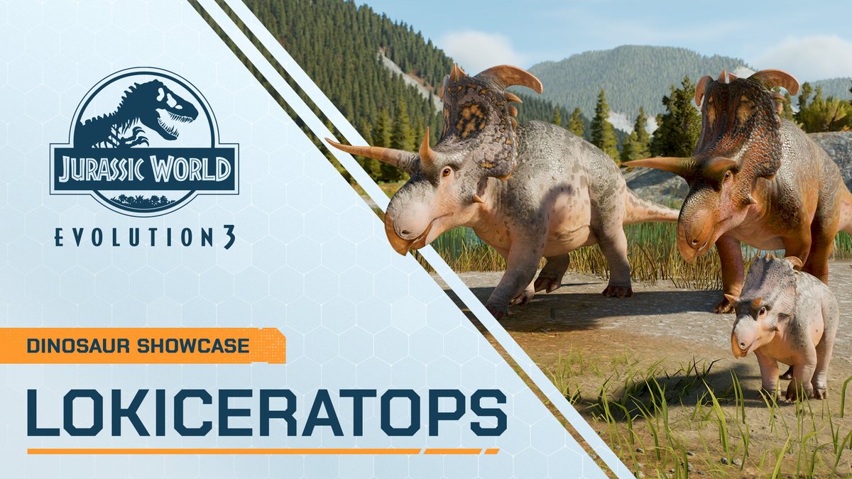 Named for their horned faces rather than for their love of trickery, the Lokiceratops is joining the Jurassic World Evolution family! Pre-order now: