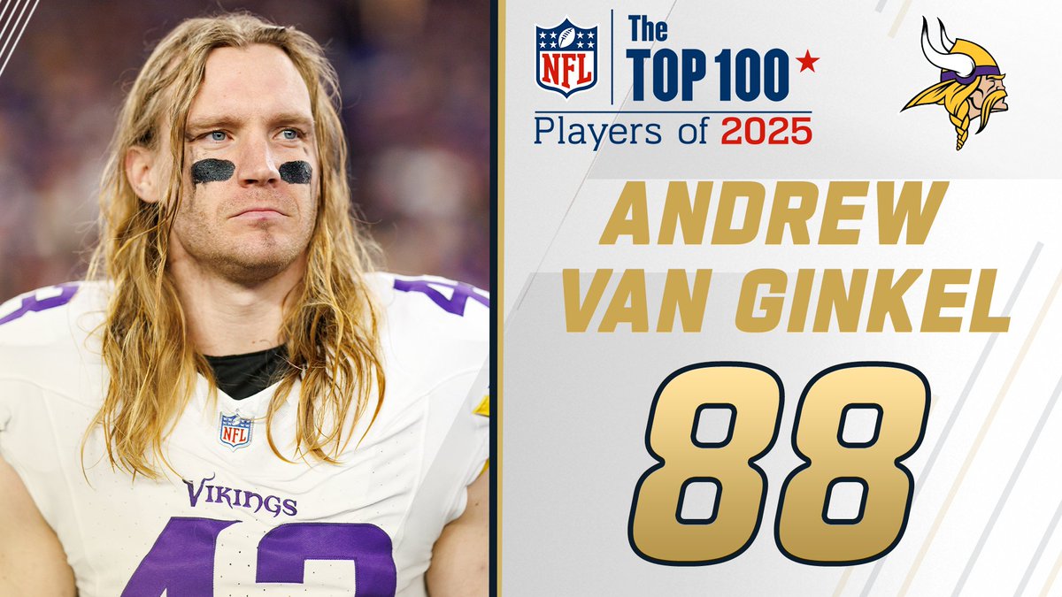 NFL Top 100 Players of 2025: Minnesota Vikings LB Andrew Van Ginkel earns the No. 88 spot! NFL Films