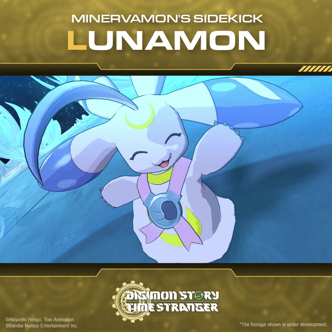 Lunamon Minervamon's Sidekick Special Move: Tearing Shot #TimeStranger