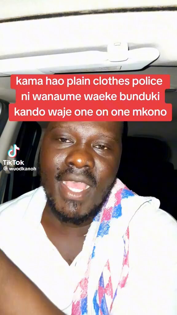 TO DCI KENYA GOONS/COWARDS/IDIOTS MOVING AROUND IN SUBARUS, LEAVE YOUR GUNS AT HOME AND COME FIGHT IF YOU THINK YOU’RE REAL MEN. YOU USELESS BASTARDS. #77NiNumbers #SabaSaba2025