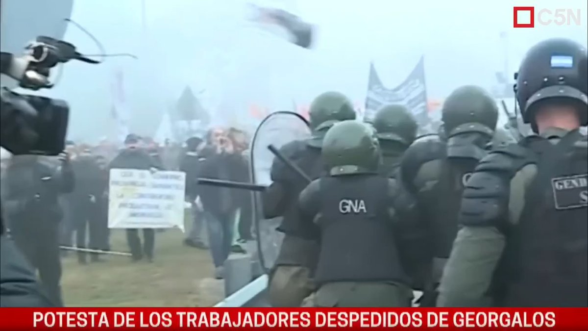 "Panamericana": Por la protesta contra despidos en Georgalos