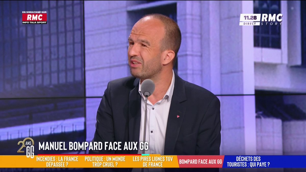 Manuel Bompard il assure grave. Quelle extraordinaire transformation politique 😎
