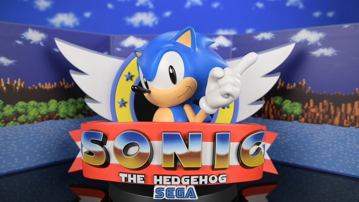 Ready, set, GO! ๐ต๐จ Pre-order the First 4 Figures Sonic the Hedgehog โ Title Screen statue now! Go fast to grab the early bird offer and get your hands on the exclusive edition before it speeds away: