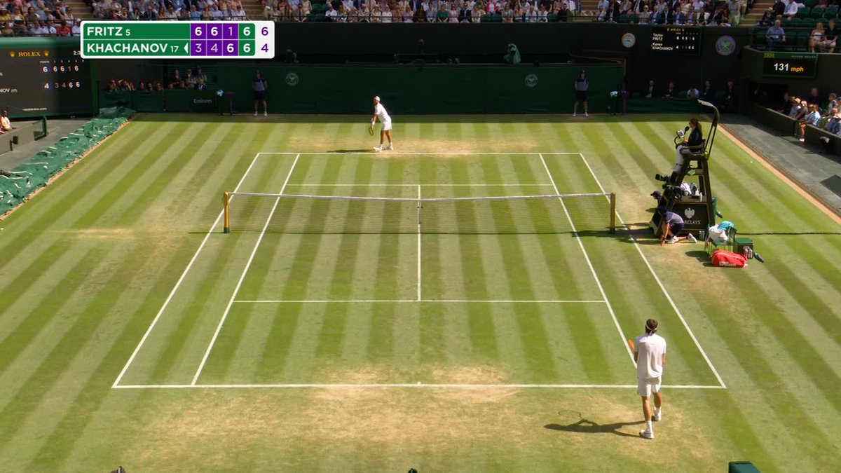 Taylor's Triumphant 😤 Fritz wins in four and awaits the winner of Alcaraz and Norrie in the SF 👀 #Wimbledon