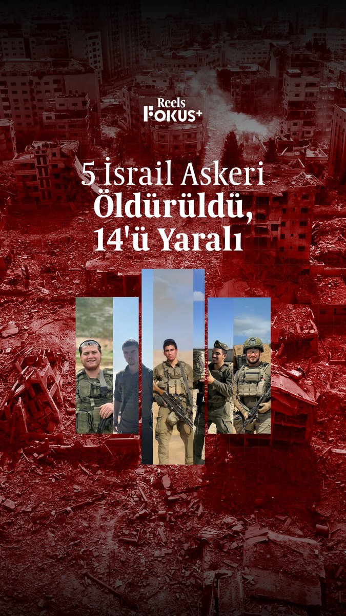 ➕ 5 İsrail askeri öldü, 14'ü yaralı. ▪️ Dün akşam Gazze’nin kuzeyinde Kassam Tugayları tarafından İsrail işgal güçlerine karşı kompleks bir pusu düzenlendi. Piyade birliklerinin ve zırhlı kuvvetlerin hedef alındığı saldırının detaylarını inceliyoruz.