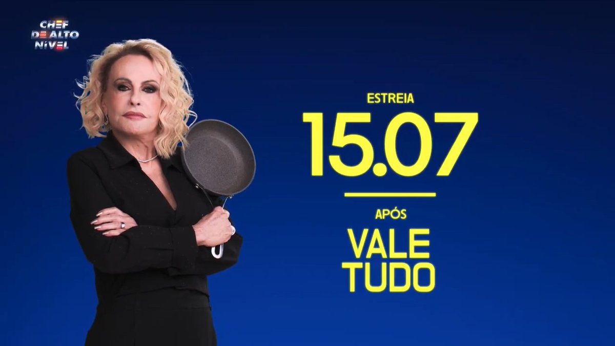 Em #ChefDeAltoNível, toda panela é de PRESSÃO! Me conta aqui nos comentários: o que seria mais difícil pra você encarar nesse reality? Estreia na próxima terça, depois de 'Vale Tudo'!