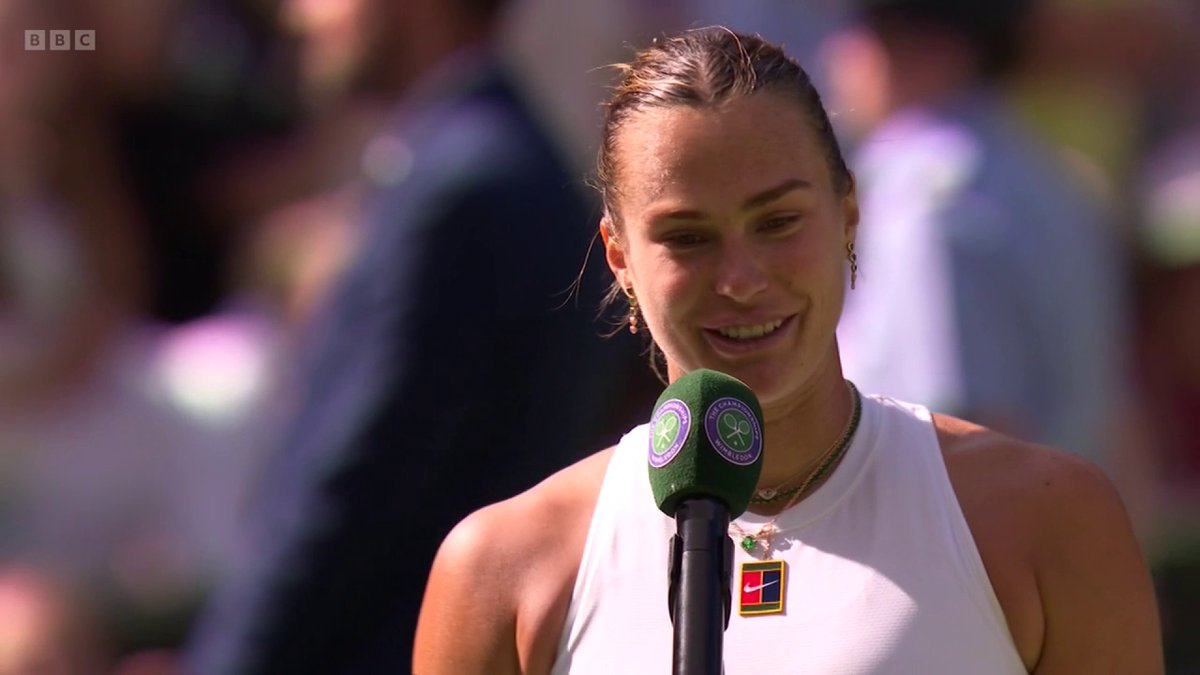 "I didn't want her to see that I was annoyed by her, even if I was a little bit." 😅 Aryna Sabalenka's honest assessment of her victory over Laura Siegemund. #Wimbledon