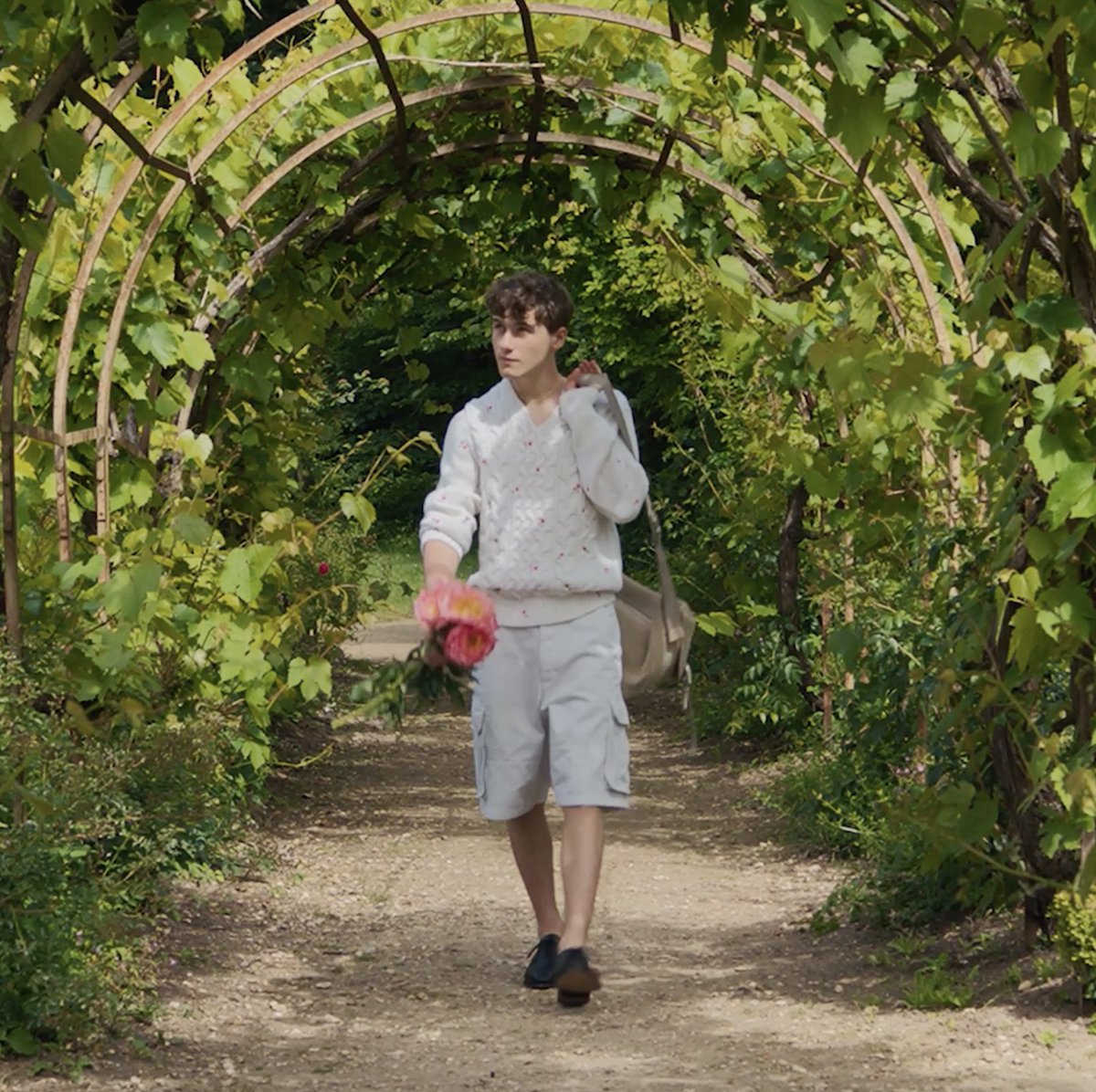 Sam Nivola in Dior Summer 2026 by Jonathan Anderson Hameau de la reine, Versailles Creative direction Jonathan Anderson Styling Benjamin Bruno Jewelry Victoire de Castellane Photography Buck Ellison #DiorSummer26