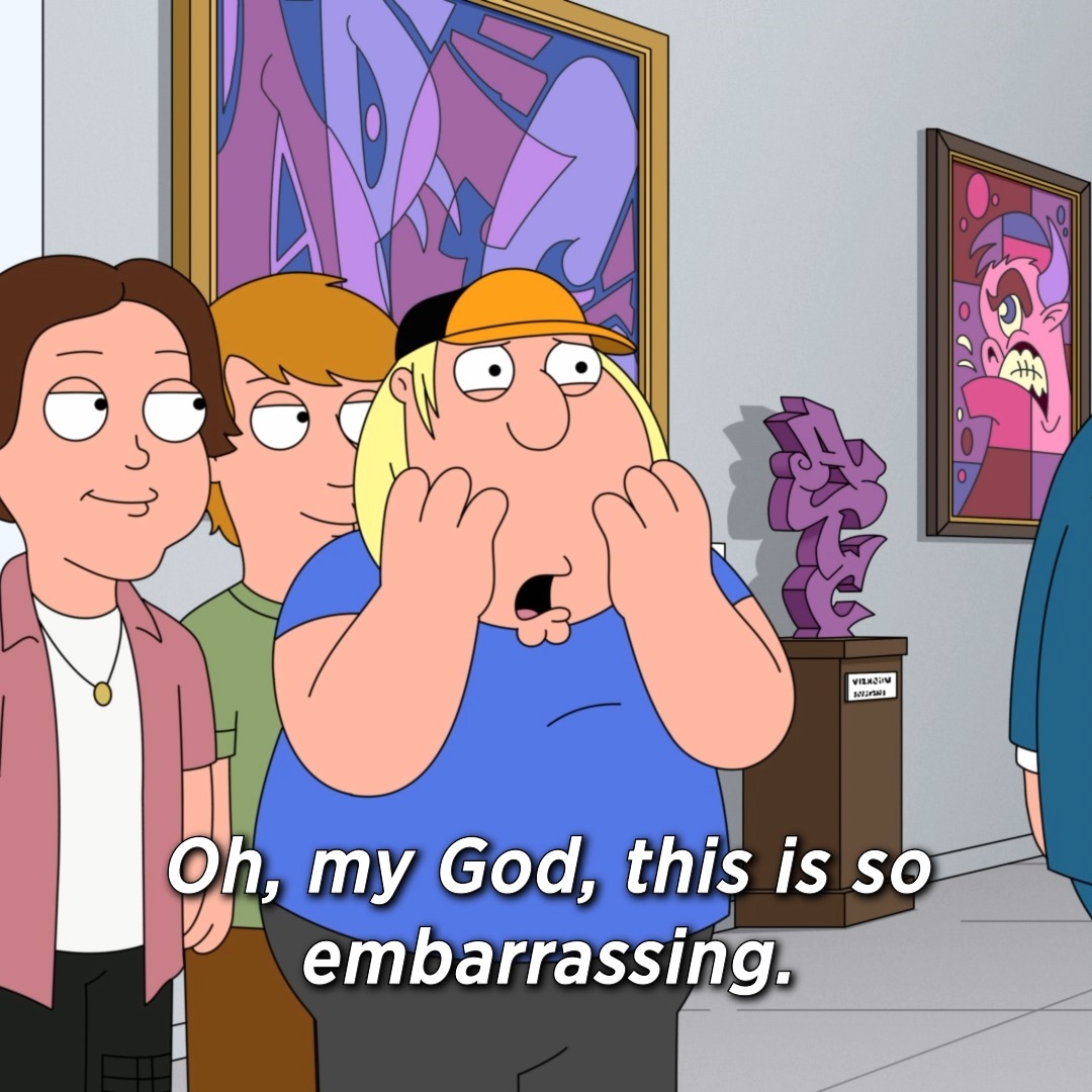 can't help but think you're a bit jealous, chris 👀 don't miss a new #familyguy thursday on #FOX. stream it next day on Hulu!