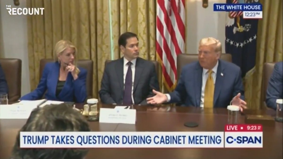 “Are you still talking about Jeffrey Epstein?” — An incredulous Trump lashes out a reporter asking about the DOJ now concluding that there is no Epstein “client list,” which has drawn the ire of MAGA world