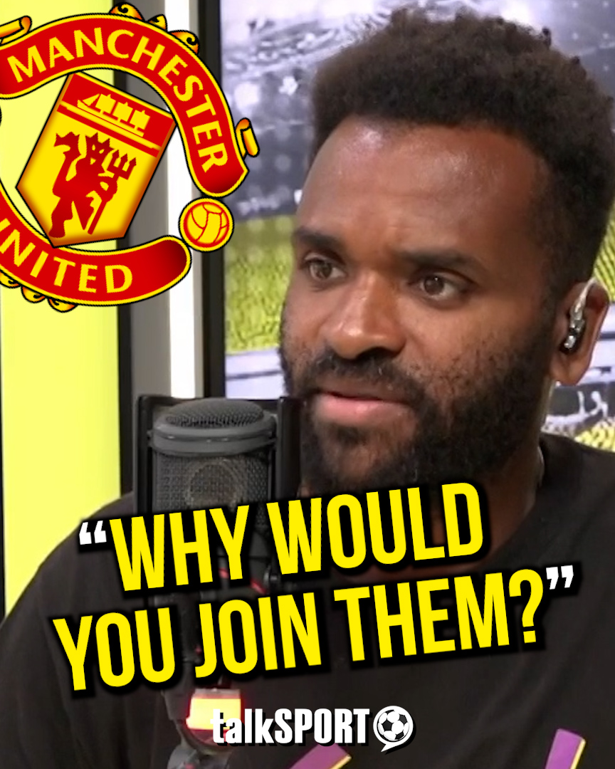 😳 “They’re a mess.” 🤔 “If you’re a top player, why would you join them [over Arsenal or Man City]?” Darren Bent feels #MUFC fans should be worried about their transfer situation 🔴