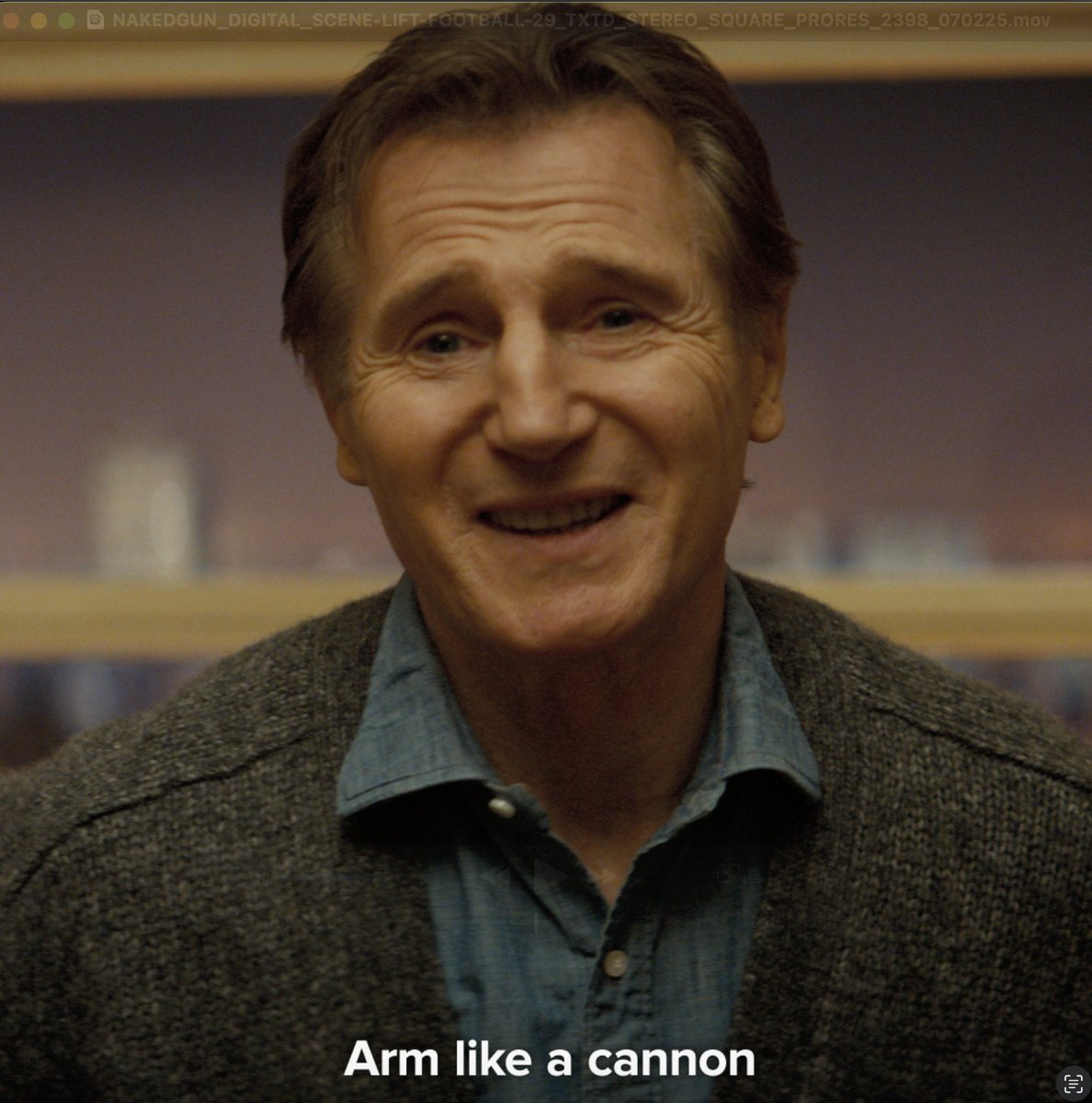 She had a heart of gold. And an arm like a cannon. #NakedGun