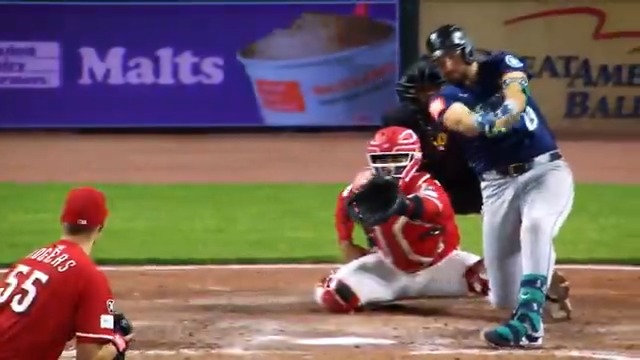 A catcher who leads the league in homers? That's Cal Raleigh. MLB Network + New Balance