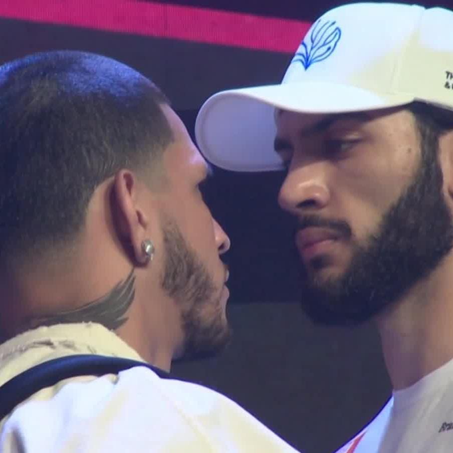 1st face off of the week for Ring III. Do you have the home town fighter Berlanga from New York winning? Or do you have Sheeraz? #BOXINGnBBQ #Boxing