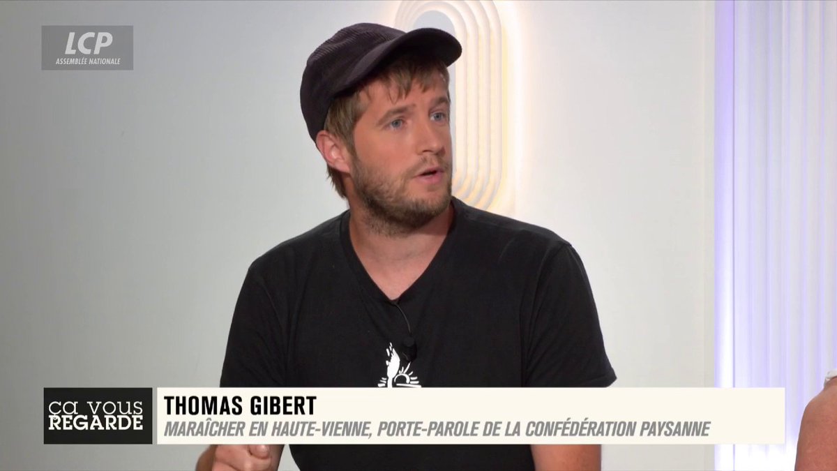 Loi #Duplomb : "Cette loi ne répond en rien à notre revendication principale qui est de vivre dignement de notre métier. Elle ne va profiter qu'à une petite poignée d'agriculteurs, toujours les mêmes, qui sont poussés par la FNSEA", critique Thomas Gibert (Conf' Paysanne). #CVR
