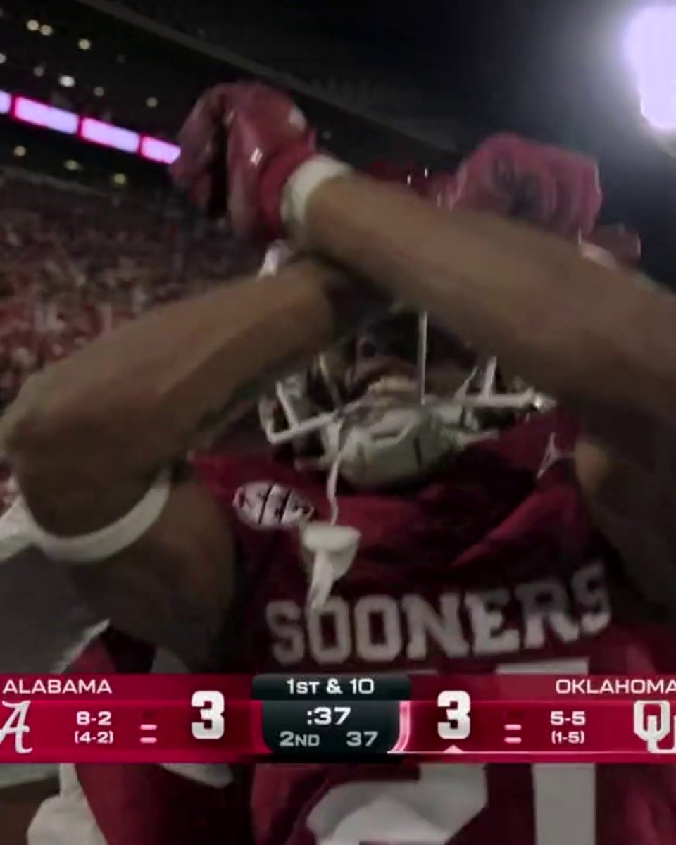 The moment Oklahoma stunned No. 7 Alabama in Norman 😤 Oklahoma Football | #SECNTakeover